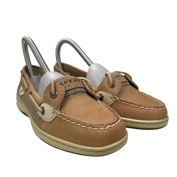 SPERRY Top-Sider Angelfish Linen Oat Boat Shoe 9102047 Women's Size 6 Wide - Picture 4 of 10